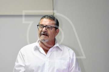 Debate entre los dos candidatos de primarias del PSOE de Telde (Foto Antonio Alí)